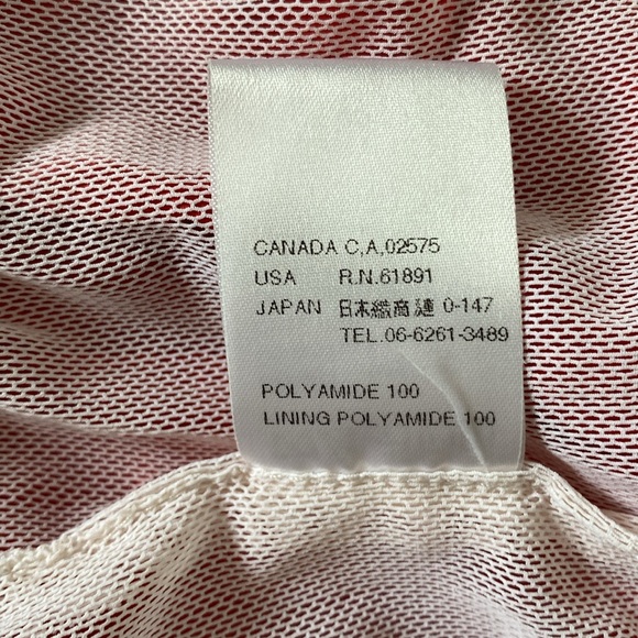 Vintage 90’s Escada women’s golf hood red/white vest! Mesh lined! Pockets Size 8 - Picture 11 of 14